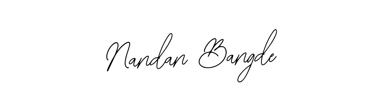 How to make Nandan Bangde signature? Bearetta-2O07w is a professional autograph style. Create handwritten signature for Nandan Bangde name. Nandan Bangde signature style 12 images and pictures png