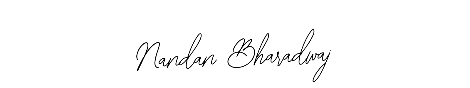 Also You can easily find your signature by using the search form. We will create Nandan Bharadwaj name handwritten signature images for you free of cost using Bearetta-2O07w sign style. Nandan Bharadwaj signature style 12 images and pictures png