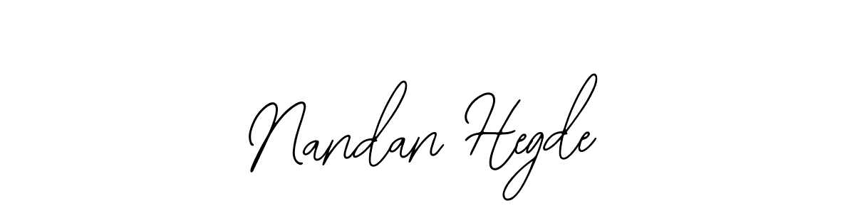 Design your own signature with our free online signature maker. With this signature software, you can create a handwritten (Bearetta-2O07w) signature for name Nandan Hegde. Nandan Hegde signature style 12 images and pictures png