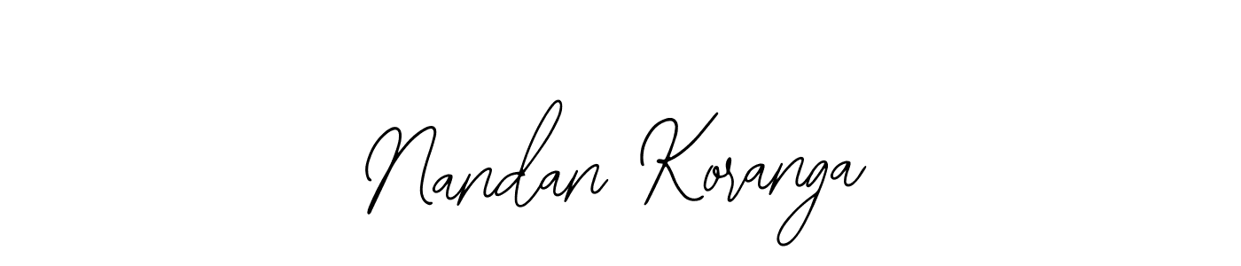 if you are searching for the best signature style for your name Nandan Koranga. so please give up your signature search. here we have designed multiple signature styles  using Bearetta-2O07w. Nandan Koranga signature style 12 images and pictures png