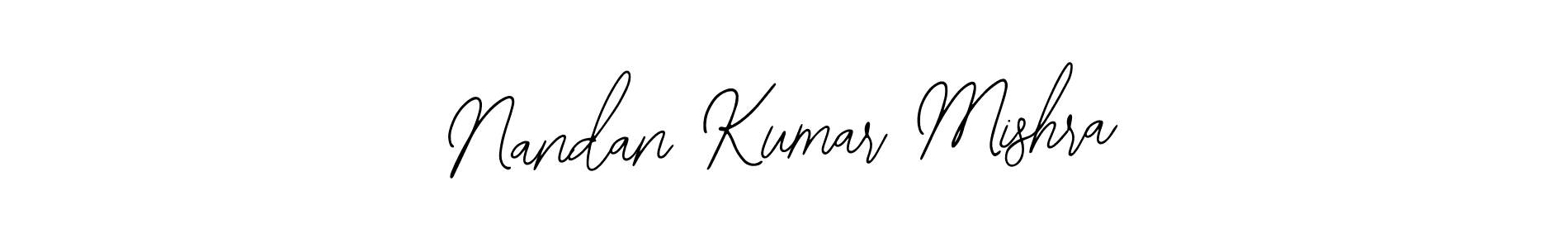 The best way (Bearetta-2O07w) to make a short signature is to pick only two or three words in your name. The name Nandan Kumar Mishra include a total of six letters. For converting this name. Nandan Kumar Mishra signature style 12 images and pictures png