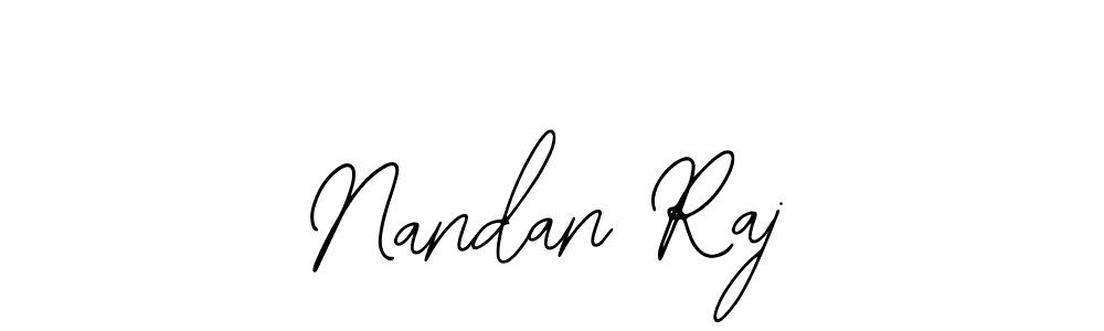 Design your own signature with our free online signature maker. With this signature software, you can create a handwritten (Bearetta-2O07w) signature for name Nandan Raj. Nandan Raj signature style 12 images and pictures png