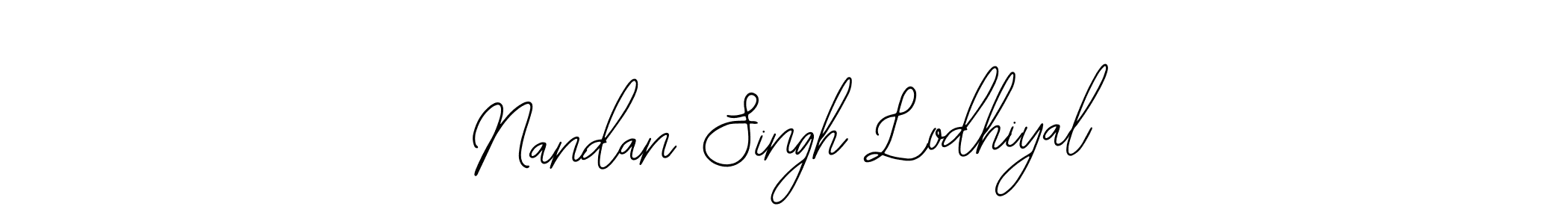 The best way (Bearetta-2O07w) to make a short signature is to pick only two or three words in your name. The name Nandan Singh Lodhiyal include a total of six letters. For converting this name. Nandan Singh Lodhiyal signature style 12 images and pictures png