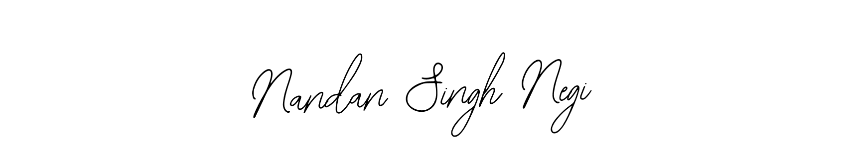 Also You can easily find your signature by using the search form. We will create Nandan Singh Negi name handwritten signature images for you free of cost using Bearetta-2O07w sign style. Nandan Singh Negi signature style 12 images and pictures png