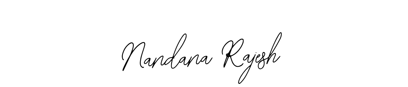 This is the best signature style for the Nandana Rajesh name. Also you like these signature font (Bearetta-2O07w). Mix name signature. Nandana Rajesh signature style 12 images and pictures png
