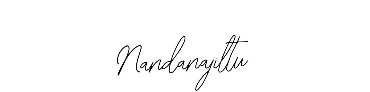 Design your own signature with our free online signature maker. With this signature software, you can create a handwritten (Bearetta-2O07w) signature for name Nandanajiltu. Nandanajiltu signature style 12 images and pictures png