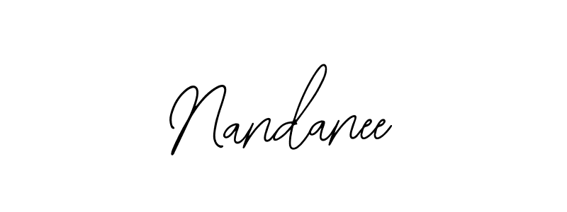 Make a beautiful signature design for name Nandanee. With this signature (Bearetta-2O07w) style, you can create a handwritten signature for free. Nandanee signature style 12 images and pictures png