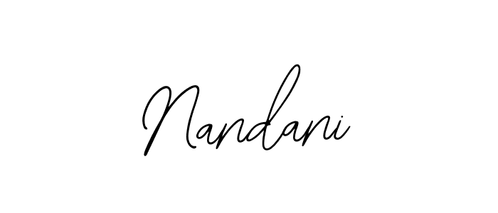 if you are searching for the best signature style for your name Nandani. so please give up your signature search. here we have designed multiple signature styles  using Bearetta-2O07w. Nandani signature style 12 images and pictures png