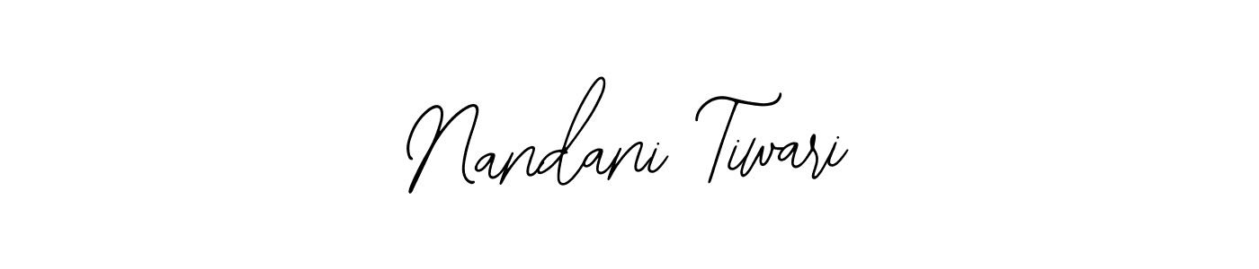 Also we have Nandani Tiwari name is the best signature style. Create professional handwritten signature collection using Bearetta-2O07w autograph style. Nandani Tiwari signature style 12 images and pictures png