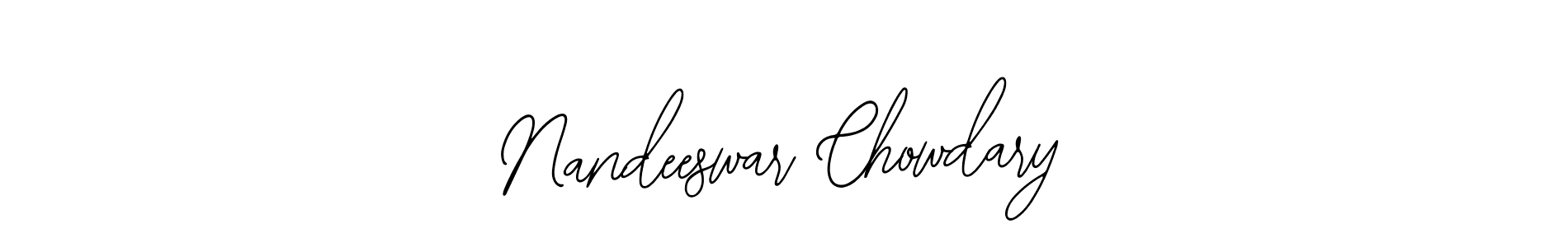 Create a beautiful signature design for name Nandeeswar Chowdary. With this signature (Bearetta-2O07w) fonts, you can make a handwritten signature for free. Nandeeswar Chowdary signature style 12 images and pictures png