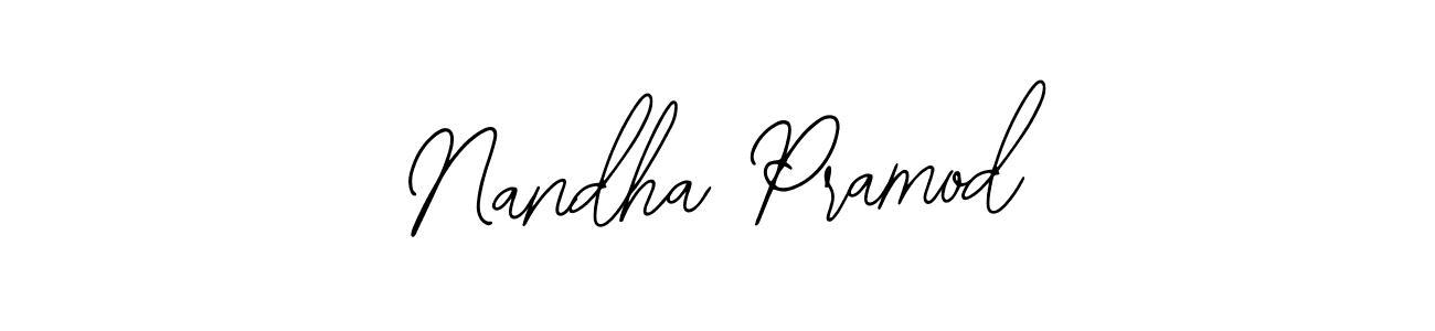 Similarly Bearetta-2O07w is the best handwritten signature design. Signature creator online .You can use it as an online autograph creator for name Nandha Pramod. Nandha Pramod signature style 12 images and pictures png