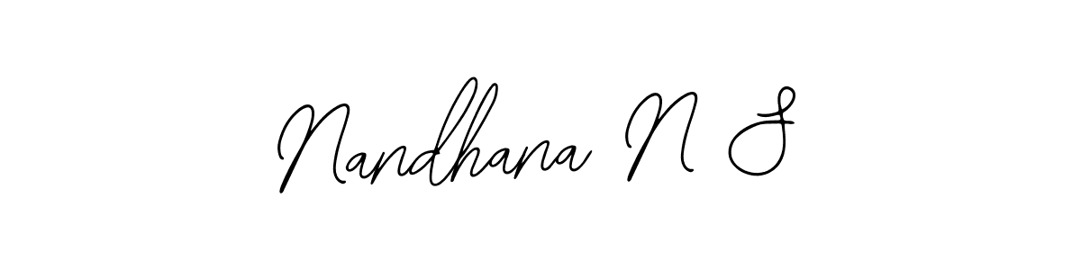 It looks lik you need a new signature style for name Nandhana N S. Design unique handwritten (Bearetta-2O07w) signature with our free signature maker in just a few clicks. Nandhana N S signature style 12 images and pictures png