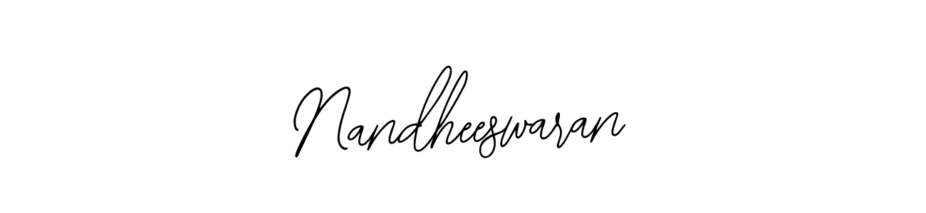 Design your own signature with our free online signature maker. With this signature software, you can create a handwritten (Bearetta-2O07w) signature for name Nandheeswaran. Nandheeswaran signature style 12 images and pictures png