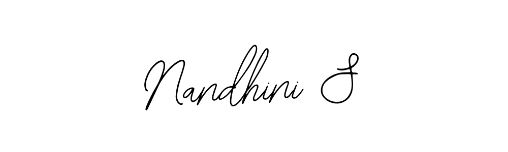 Also You can easily find your signature by using the search form. We will create Nandhini S name handwritten signature images for you free of cost using Bearetta-2O07w sign style. Nandhini S signature style 12 images and pictures png