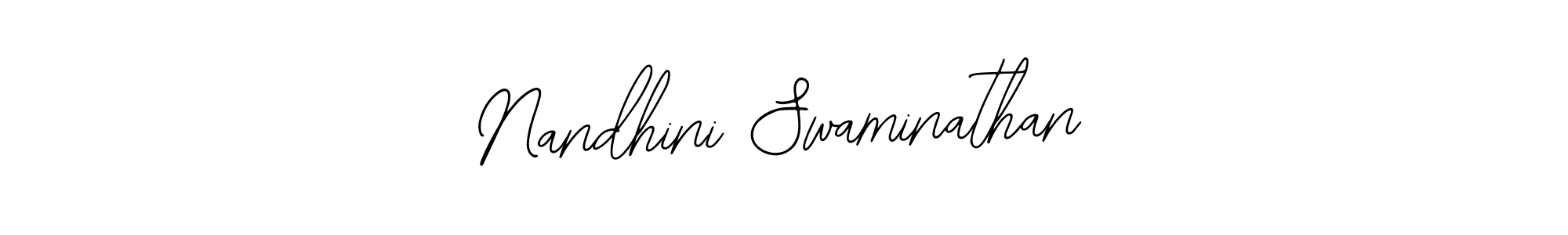 Make a beautiful signature design for name Nandhini Swaminathan. With this signature (Bearetta-2O07w) style, you can create a handwritten signature for free. Nandhini Swaminathan signature style 12 images and pictures png