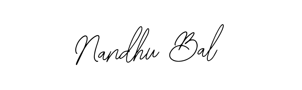 Make a beautiful signature design for name Nandhu Bal. With this signature (Bearetta-2O07w) style, you can create a handwritten signature for free. Nandhu Bal signature style 12 images and pictures png