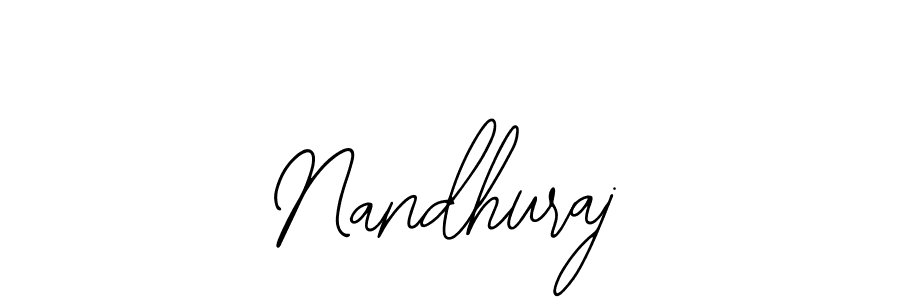 You should practise on your own different ways (Bearetta-2O07w) to write your name (Nandhuraj) in signature. don't let someone else do it for you. Nandhuraj signature style 12 images and pictures png