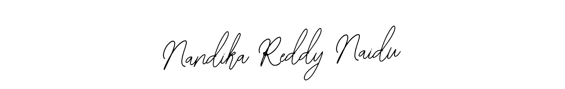 It looks lik you need a new signature style for name Nandika Reddy Naidu. Design unique handwritten (Bearetta-2O07w) signature with our free signature maker in just a few clicks. Nandika Reddy Naidu signature style 12 images and pictures png