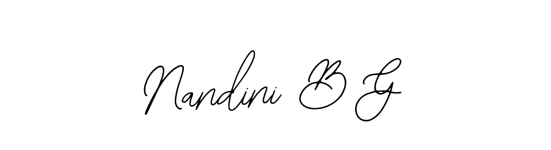 How to Draw Nandini B G signature style? Bearetta-2O07w is a latest design signature styles for name Nandini B G. Nandini B G signature style 12 images and pictures png