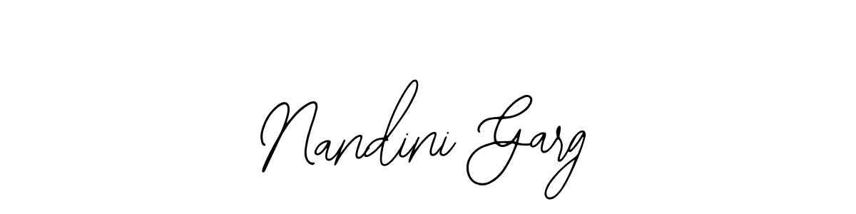 Make a beautiful signature design for name Nandini Garg. Use this online signature maker to create a handwritten signature for free. Nandini Garg signature style 12 images and pictures png