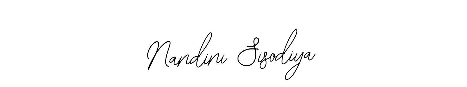 How to make Nandini Sisodiya signature? Bearetta-2O07w is a professional autograph style. Create handwritten signature for Nandini Sisodiya name. Nandini Sisodiya signature style 12 images and pictures png