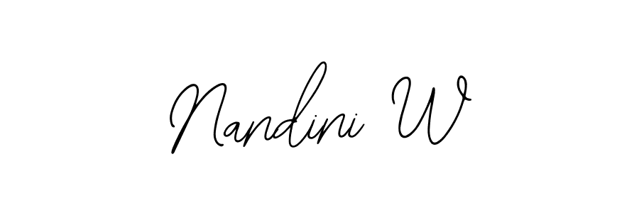 Make a short Nandini W signature style. Manage your documents anywhere anytime using Bearetta-2O07w. Create and add eSignatures, submit forms, share and send files easily. Nandini W signature style 12 images and pictures png