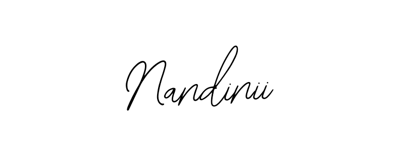 The best way (Bearetta-2O07w) to make a short signature is to pick only two or three words in your name. The name Nandinii include a total of six letters. For converting this name. Nandinii signature style 12 images and pictures png