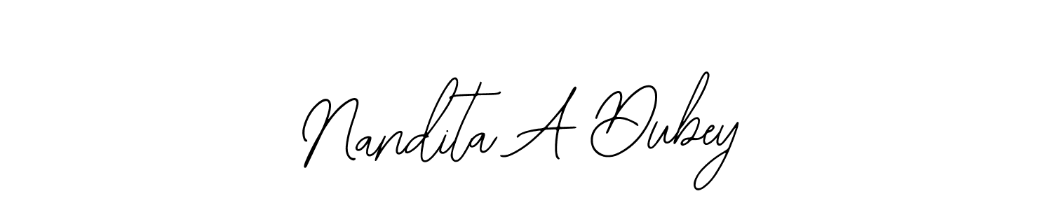 You can use this online signature creator to create a handwritten signature for the name Nandita A Dubey. This is the best online autograph maker. Nandita A Dubey signature style 12 images and pictures png
