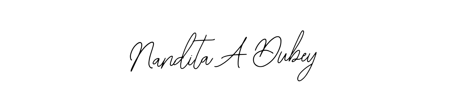You can use this online signature creator to create a handwritten signature for the name Nandita A Dubey. This is the best online autograph maker. Nandita A Dubey signature style 12 images and pictures png