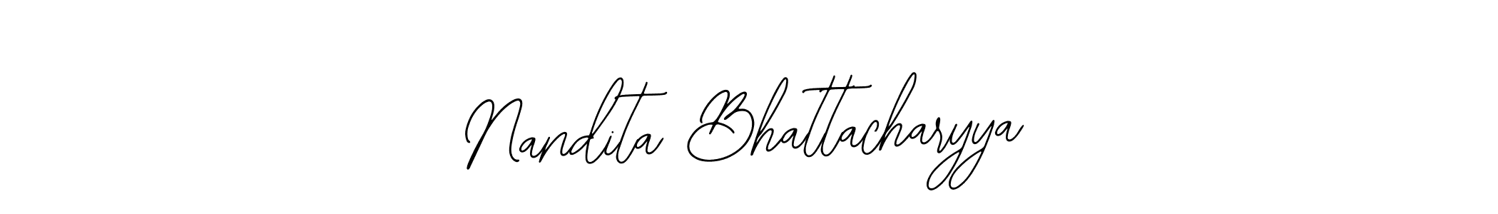 Make a beautiful signature design for name Nandita Bhattacharyya. Use this online signature maker to create a handwritten signature for free. Nandita Bhattacharyya signature style 12 images and pictures png