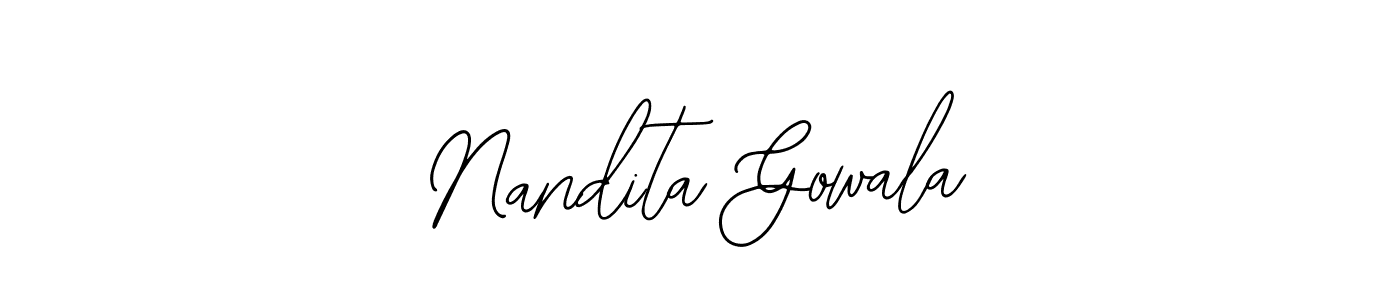 Best and Professional Signature Style for Nandita Gowala. Bearetta-2O07w Best Signature Style Collection. Nandita Gowala signature style 12 images and pictures png