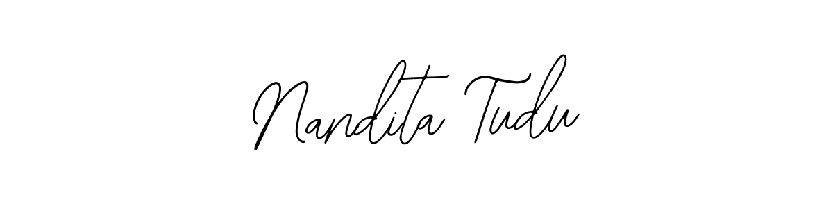 Nandita Tudu stylish signature style. Best Handwritten Sign (Bearetta-2O07w) for my name. Handwritten Signature Collection Ideas for my name Nandita Tudu. Nandita Tudu signature style 12 images and pictures png