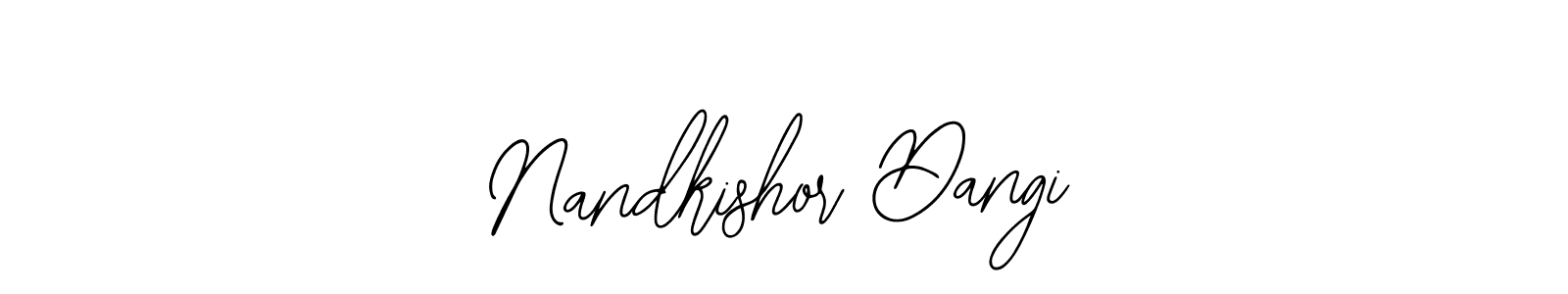 Also You can easily find your signature by using the search form. We will create Nandkishor Dangi name handwritten signature images for you free of cost using Bearetta-2O07w sign style. Nandkishor Dangi signature style 12 images and pictures png