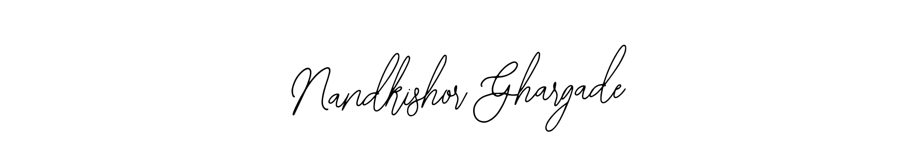 How to Draw Nandkishor Ghargade signature style? Bearetta-2O07w is a latest design signature styles for name Nandkishor Ghargade. Nandkishor Ghargade signature style 12 images and pictures png