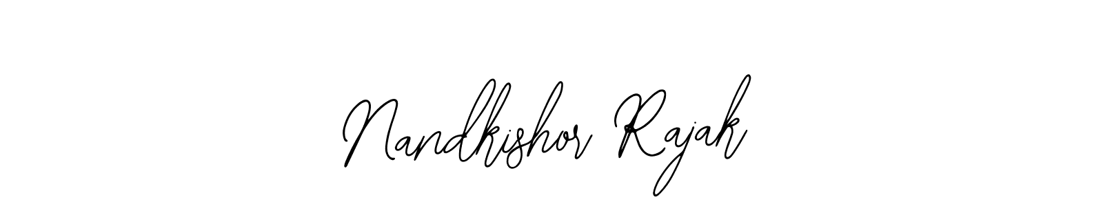 This is the best signature style for the Nandkishor Rajak name. Also you like these signature font (Bearetta-2O07w). Mix name signature. Nandkishor Rajak signature style 12 images and pictures png