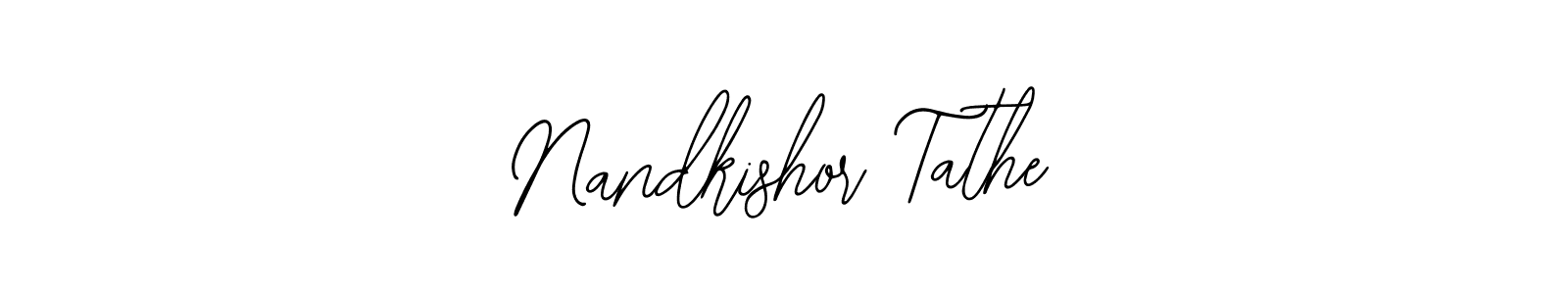 You can use this online signature creator to create a handwritten signature for the name Nandkishor Tathe. This is the best online autograph maker. Nandkishor Tathe signature style 12 images and pictures png