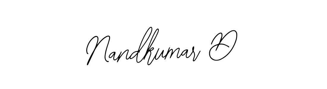 Design your own signature with our free online signature maker. With this signature software, you can create a handwritten (Bearetta-2O07w) signature for name Nandkumar D. Nandkumar D signature style 12 images and pictures png