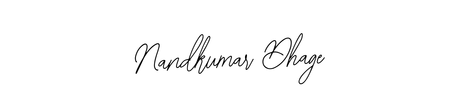 Use a signature maker to create a handwritten signature online. With this signature software, you can design (Bearetta-2O07w) your own signature for name Nandkumar Dhage. Nandkumar Dhage signature style 12 images and pictures png