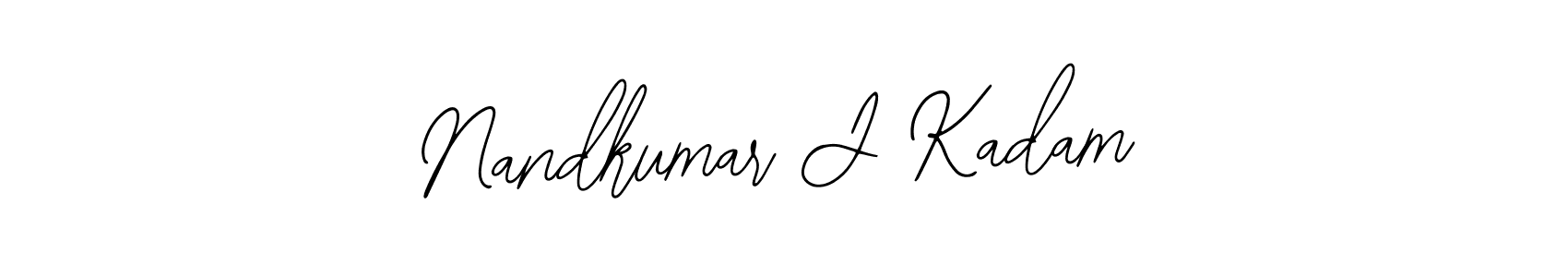 Make a beautiful signature design for name Nandkumar J Kadam. Use this online signature maker to create a handwritten signature for free. Nandkumar J Kadam signature style 12 images and pictures png