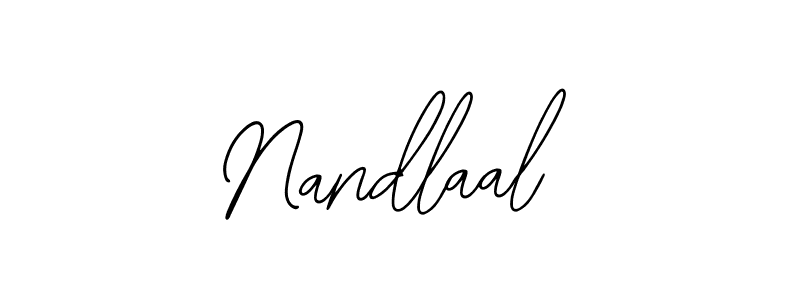 You should practise on your own different ways (Bearetta-2O07w) to write your name (Nandlaal) in signature. don't let someone else do it for you. Nandlaal signature style 12 images and pictures png