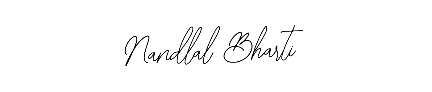 Create a beautiful signature design for name Nandlal Bharti. With this signature (Bearetta-2O07w) fonts, you can make a handwritten signature for free. Nandlal Bharti signature style 12 images and pictures png