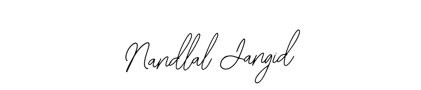 This is the best signature style for the Nandlal Jangid name. Also you like these signature font (Bearetta-2O07w). Mix name signature. Nandlal Jangid signature style 12 images and pictures png