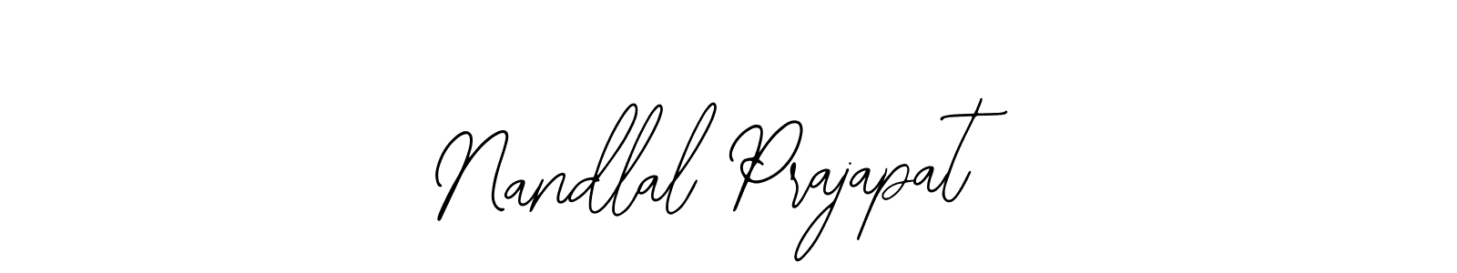How to Draw Nandlal Prajapat signature style? Bearetta-2O07w is a latest design signature styles for name Nandlal Prajapat. Nandlal Prajapat signature style 12 images and pictures png