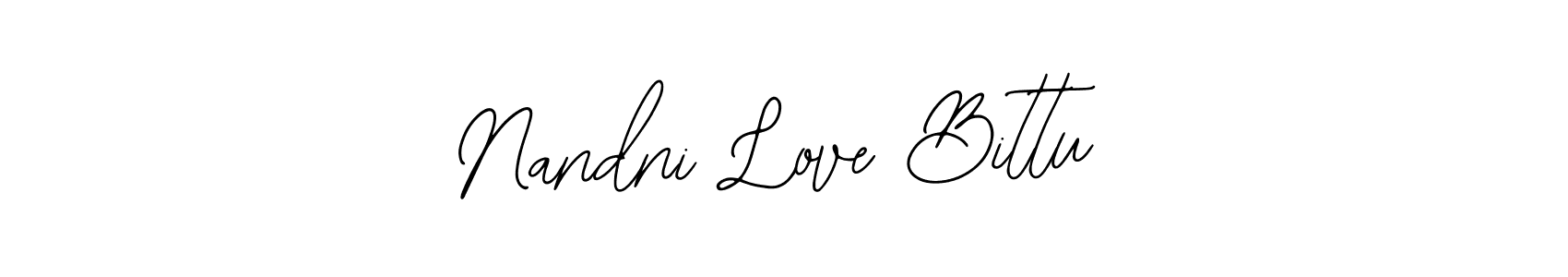 Make a beautiful signature design for name Nandni Love Bittu. Use this online signature maker to create a handwritten signature for free. Nandni Love Bittu signature style 12 images and pictures png