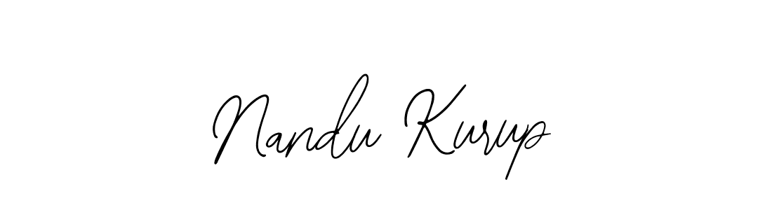 Design your own signature with our free online signature maker. With this signature software, you can create a handwritten (Bearetta-2O07w) signature for name Nandu Kurup. Nandu Kurup signature style 12 images and pictures png