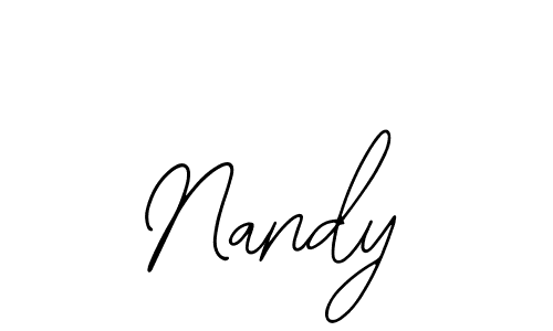 It looks lik you need a new signature style for name Nandy. Design unique handwritten (Bearetta-2O07w) signature with our free signature maker in just a few clicks. Nandy signature style 12 images and pictures png