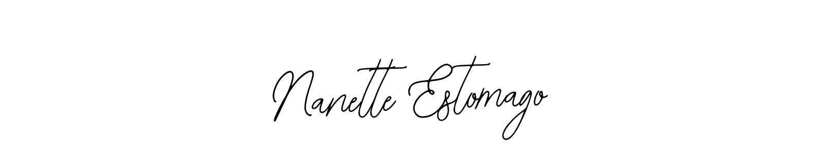 Design your own signature with our free online signature maker. With this signature software, you can create a handwritten (Bearetta-2O07w) signature for name Nanette Estomago. Nanette Estomago signature style 12 images and pictures png