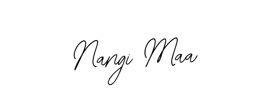 Make a beautiful signature design for name Nangi Maa. Use this online signature maker to create a handwritten signature for free. Nangi Maa signature style 12 images and pictures png