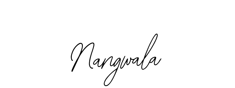 How to Draw Nangwala signature style? Bearetta-2O07w is a latest design signature styles for name Nangwala. Nangwala signature style 12 images and pictures png