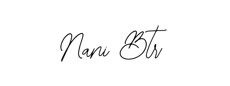 if you are searching for the best signature style for your name Nani Btr. so please give up your signature search. here we have designed multiple signature styles  using Bearetta-2O07w. Nani Btr signature style 12 images and pictures png